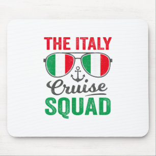 Italy Cruise Squad 2025 Italian Vacation Matching Mouse Mat