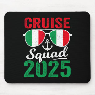 Italy Cruise Squad 2025 Summer Vacation Matching F Mouse Mat