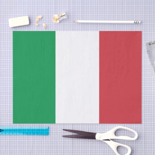 Italy decor, Italian Flag tissue paper (Craft)