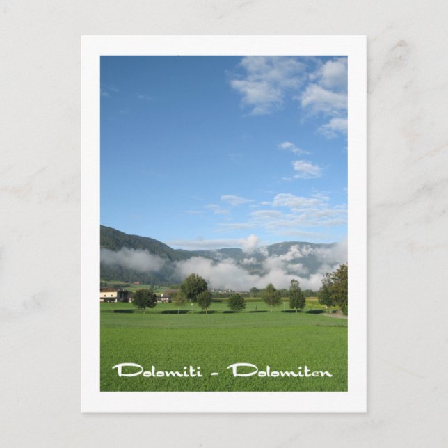 Italy, Dolomites Postcard (Front)
