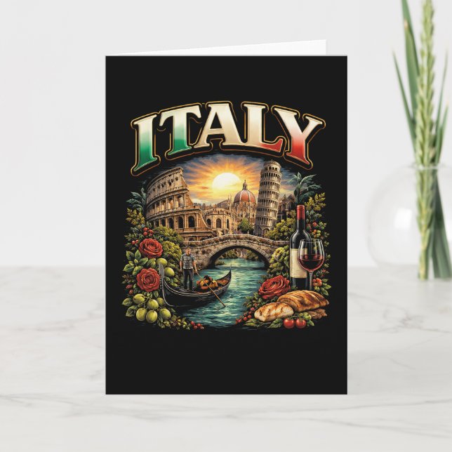 Italy Eternal Holiday Card (Front)