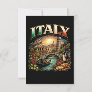 Italy Eternal Thank You Card