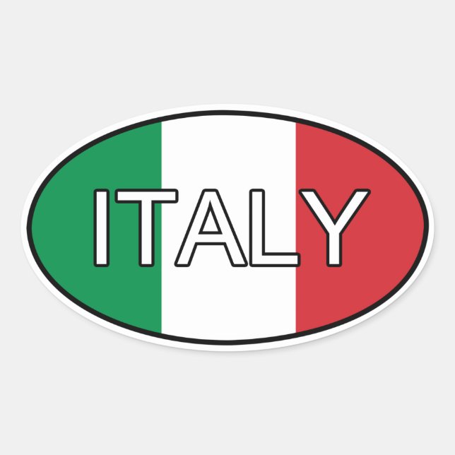 Italy Euro Sticker (Front)