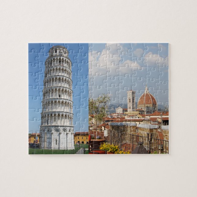 Italy Famous Places Puzzle (Horizontal)