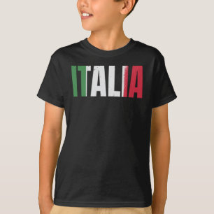 Italy fans Italia italian flag football soccer T-Shirt