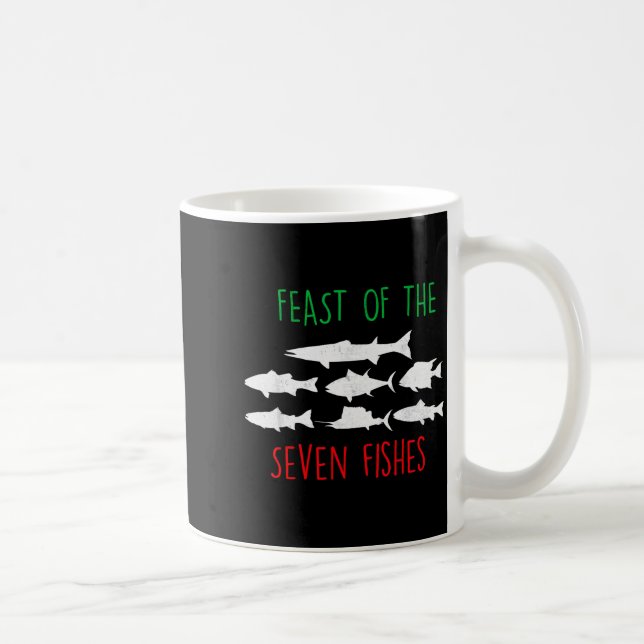 Italy Feast Of The Seven Fishes Italian Christmas  Coffee Mug (Right)