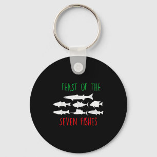 Italy Feast Of The Seven Fishes Italian Christmas Key Ring