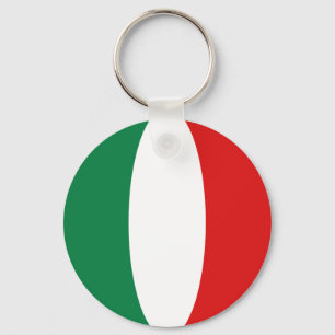Italy Fisheye Flag Keychain
