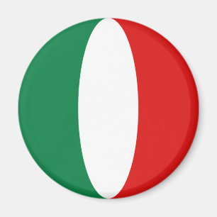 Italy Fisheye Flag Magnet