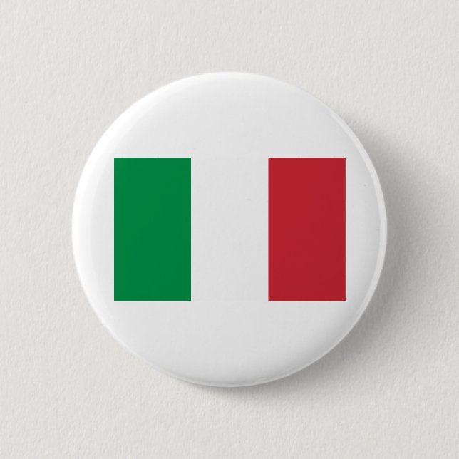 Italy Flag 6 Cm Round Badge (Front)