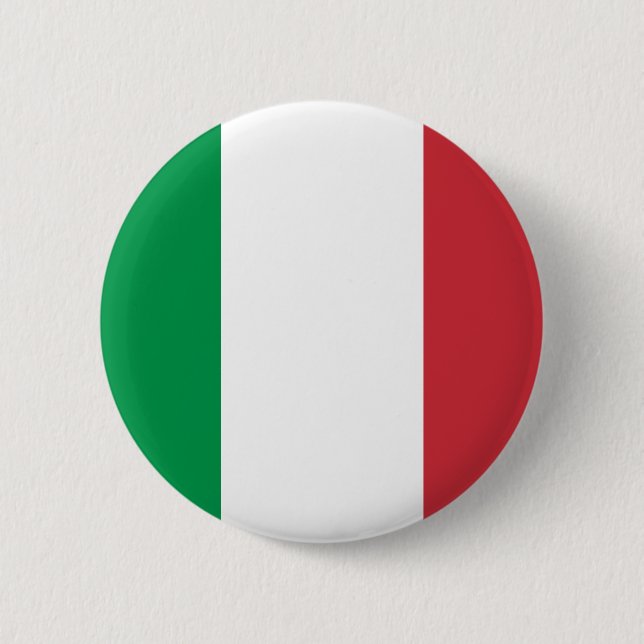 Italy Flag 6 Cm Round Badge (Front)