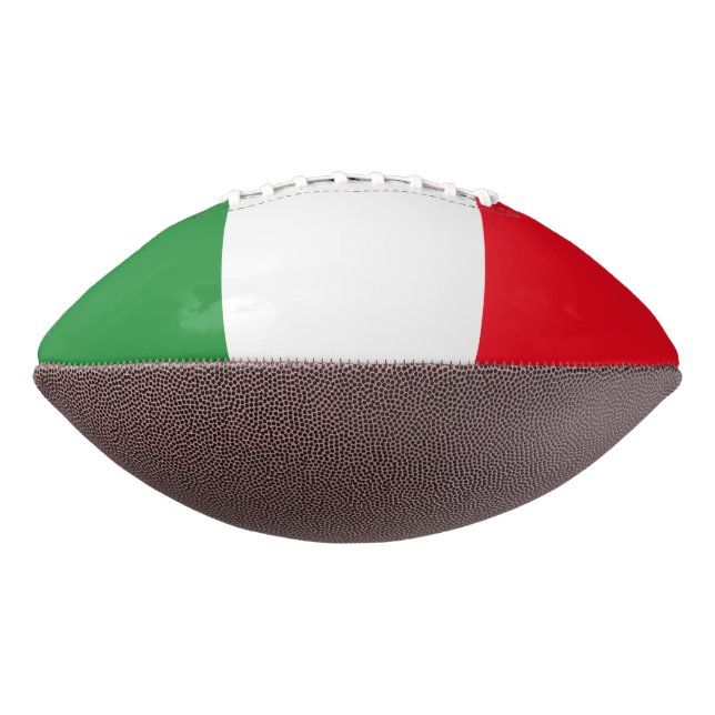Italy Flag American Football (Rotated 270)