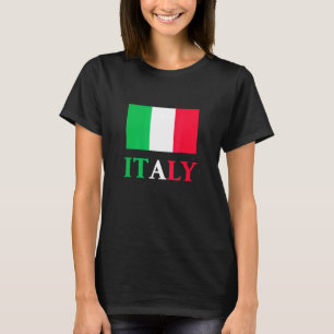 Italy Flag Bandiera Italia Country Italian T-Shirt