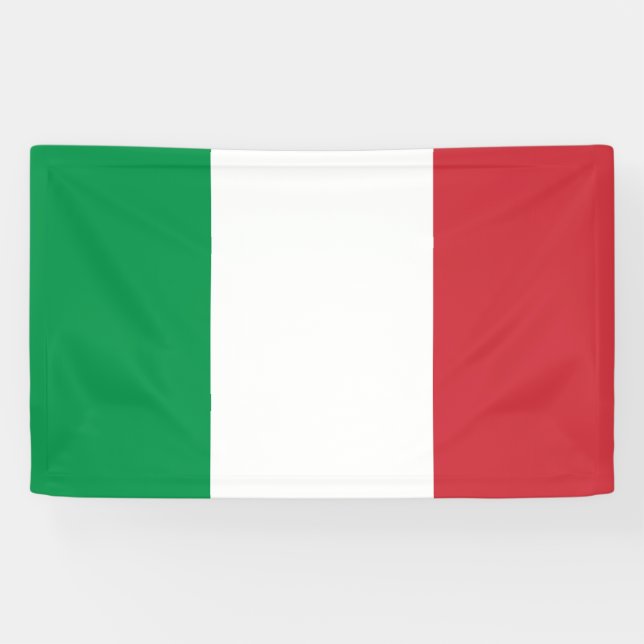 Italy flag banner (Horizontal)