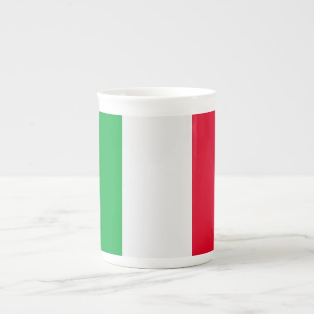 Italy Flag Bone China Mug (Front)