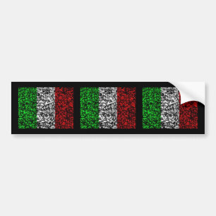 Italy - Flag Bumper Sticker