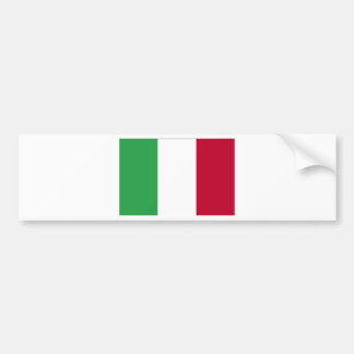 ITALY FLAG BUMPER STICKER