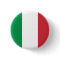 Italy Flag Button