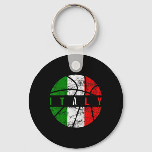 Italy Flag Bysketbyll Italian Team Fan Lover Key Ring