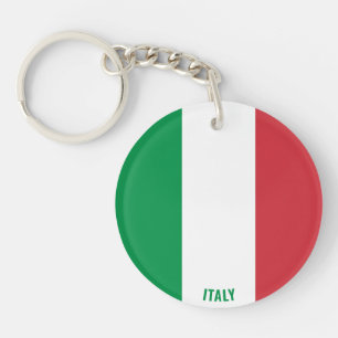 Italy Flag Charming Patriotic Keychain