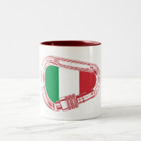 Italy Flag Climbing Carabiner