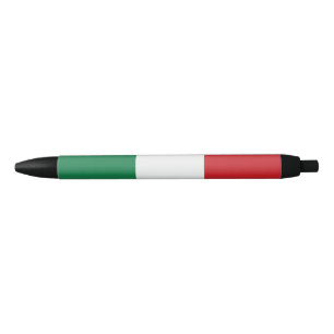 Italy Flag Country Italian Pride Patriotic Gift Black Ink Pen