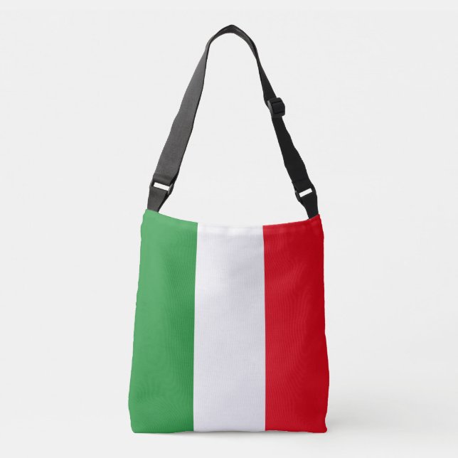 Italy Flag Crossbody Bag (Front)