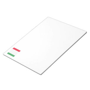 Italy Flag Emblem Notepad