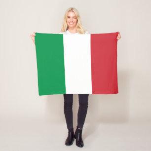Italy Flag Fleece Blanket