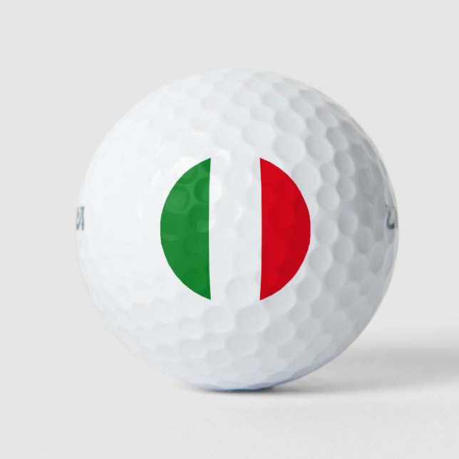 Italy Flag Golf Balls (Front)