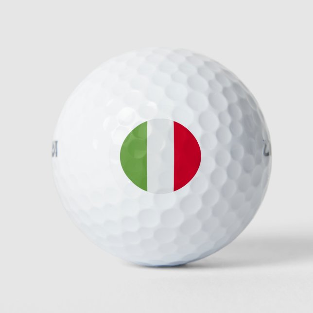Italy Flag Golf Balls (Front)