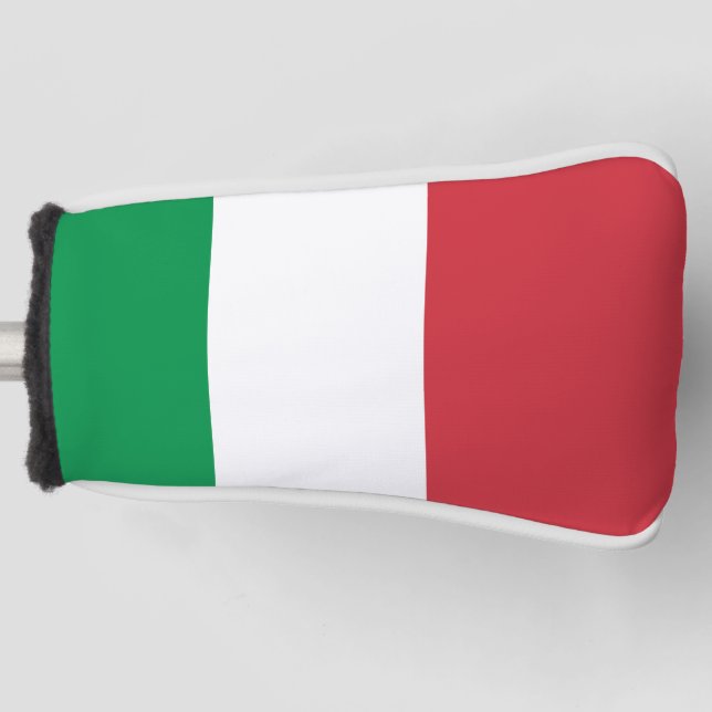 Italy Flag Golf Head Cover (Front)