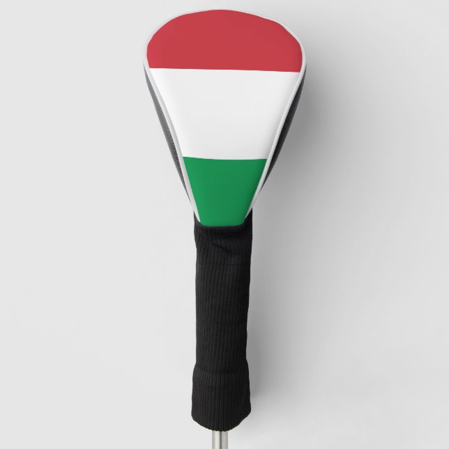 Italy Flag Golf Head Cover (Front)