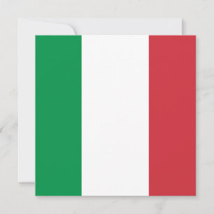 Italy Flag Invitation