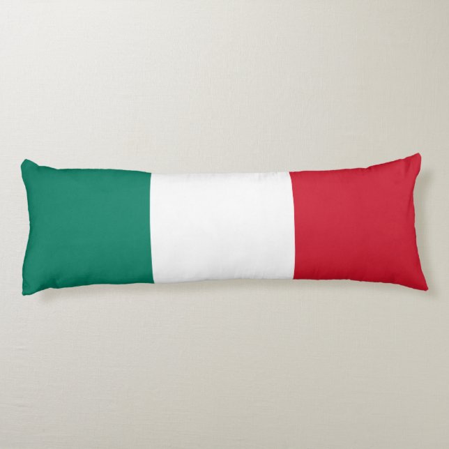 Italy flag Italia Italian Il Tricolore Body Cushion (Back)