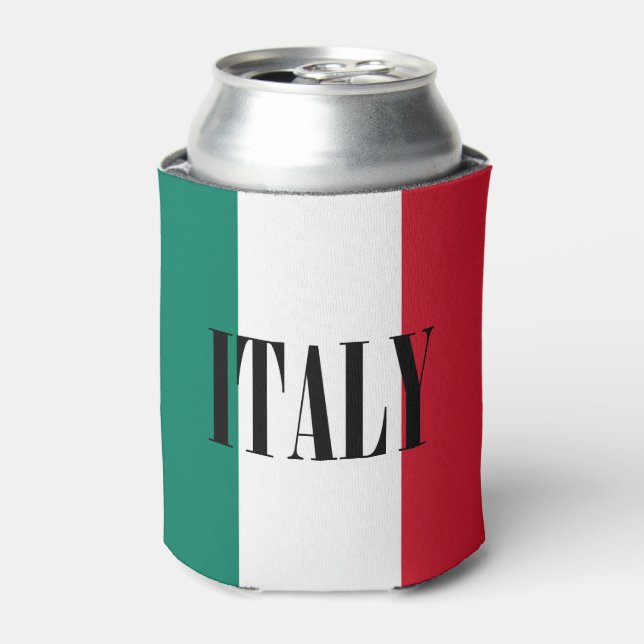 Italy flag Italia Italian Il Tricolore Can Cooler (Can Front)