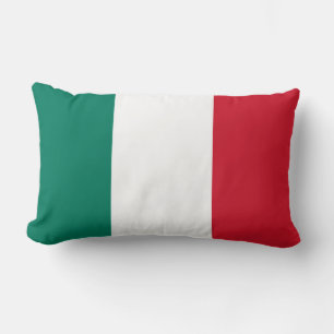 Italy flag Italia Italian Il Tricolore Lumbar Cushion