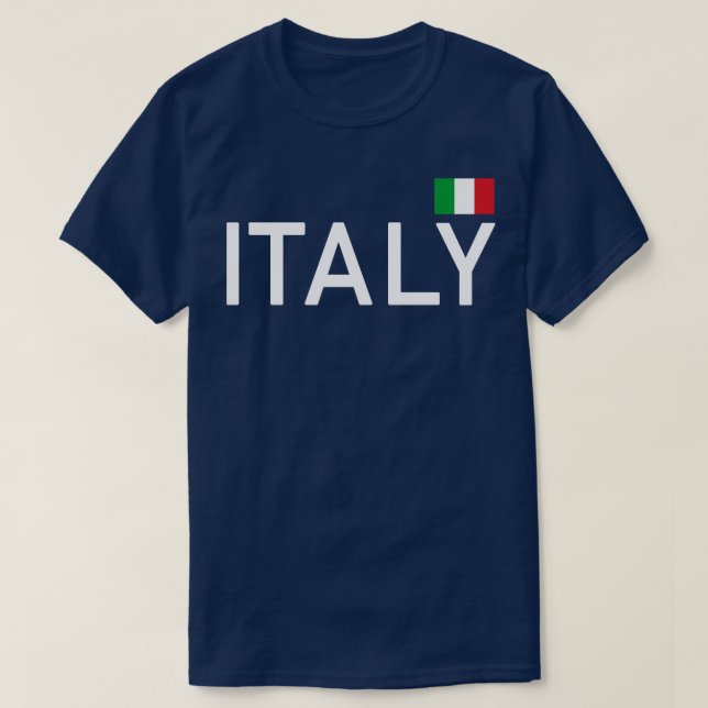 Italy Flag Italia Italian Italiano Sports T-Shirt (Design Front)