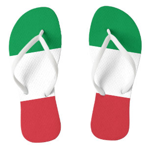 Italy Flag Italian Patriotic Flip Flops