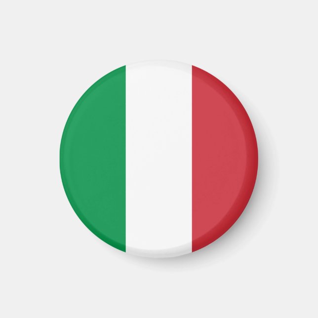 Italy Flag Italian Patriotic Magnet (Front)