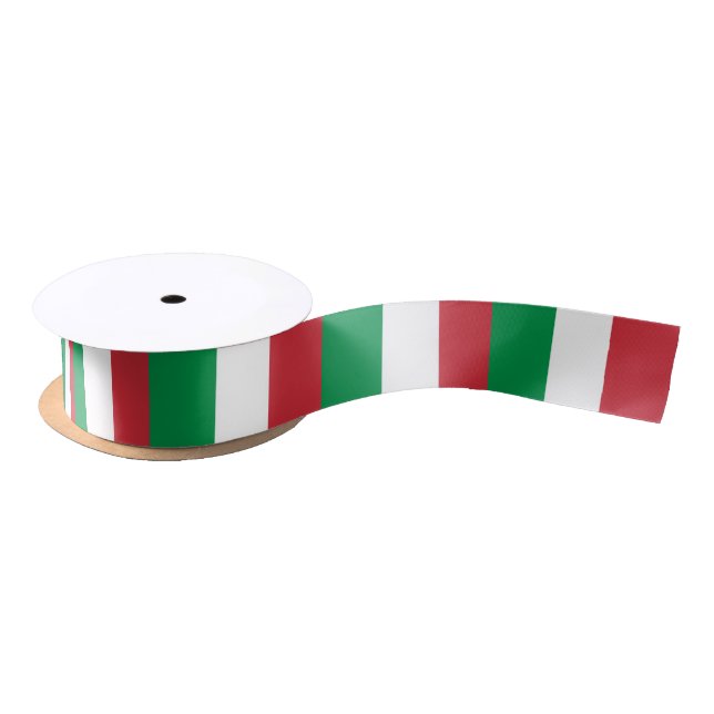 Italy Flag Italian Patriotic Satin Ribbon (Spool)
