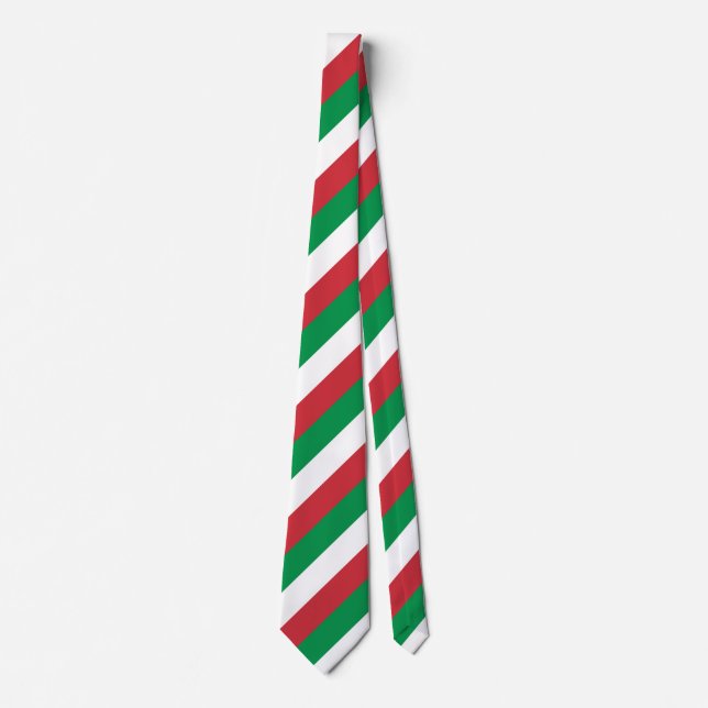 Italy Flag Italian Patriotic Tie (Front)