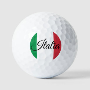 Italy Flag Italian Pride Europe Country Golf Balls