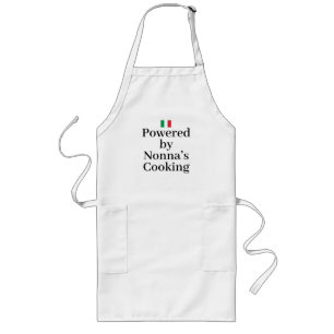 Italy Flag Italian Pride Europe Nonna Long Apron