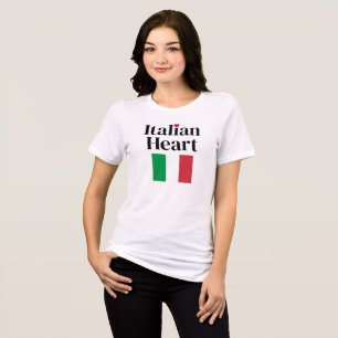 Italy Flag Italian Pride Europe Tri-Blend Shirt