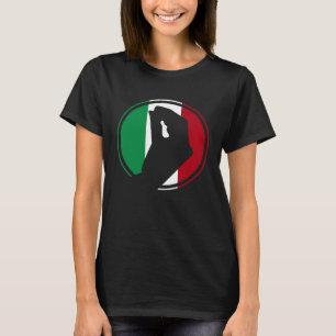Italy Flag Italian Roots Humor  Italian Hand Gestu T-Shirt