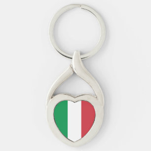 Italy Flag Key Ring