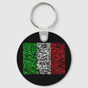 Italy - Flag Key Ring