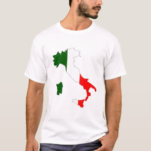 Italy flag map T-Shirt