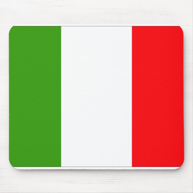 Italy flag mouse mat (Front)